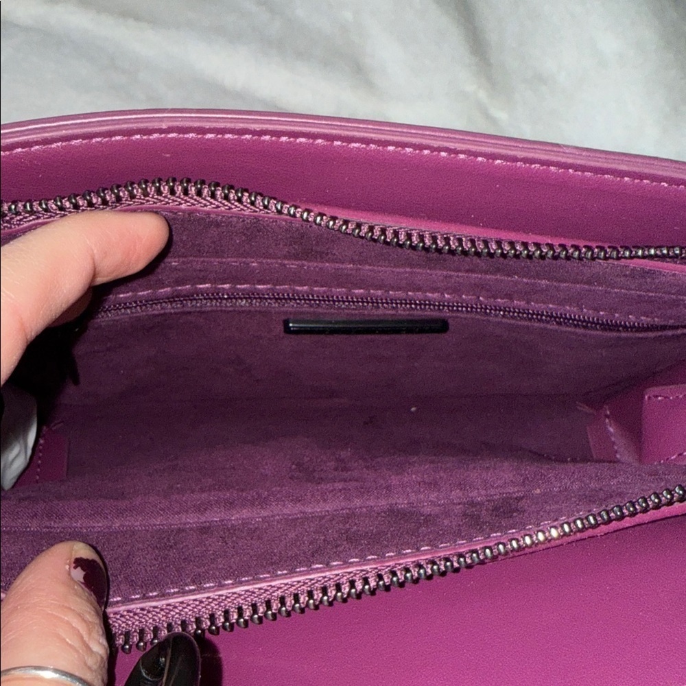 🦇🦇Viral Tik Tok Steve Madden Halloween Plum Evelyn Bats Satchel Purse🦇 - Picture 5 of 9